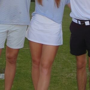 Lululemon Pace Rival Tennis Skirt | Size 6 Tall | White | adjustable waist